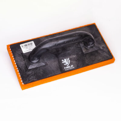 1201.jpg NELA Black Edition Sponge Float Orange – Fine 280x140x30mm | Soft Sponge Float for Smooth Finishing