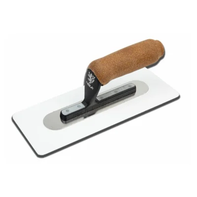 NELA Venetian Plastic Trowel 240x100/90x1mm lightweight finishing trowel for polished plaster and microcement
