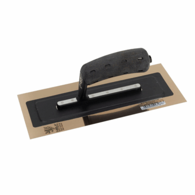 NELA Black Edition Finishing Trowel – Lightweight Professional Finishing Trowel with Cork Handle NELA Black Edition Finishing Trowel The ultimate version of our popular Nela Mediflex trowel, the best of the best! Extra Light – Medium Flexibility • Perfect for burr-free fillings thanks to lightly rounded edges and versatile double-blade technology. • BiKoGRIP in CORK and SOFT. A perfectly designed Ergonomic handle - designed on comfort and performance. • Ultra-lightweight aluminium mounting made from a robust special alloy: for ultra-high stability and easy handling. • Attached with special bolts made from a high-quality stainless material. • High-strength bond between both blades thanks to a special tape that withstands both solvents and extreme temperatures. Thickness of the blade 0,4 mm